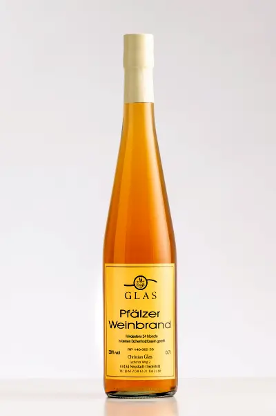 Pfälzer Wein-Brand <br><small> 38 % vol </small>